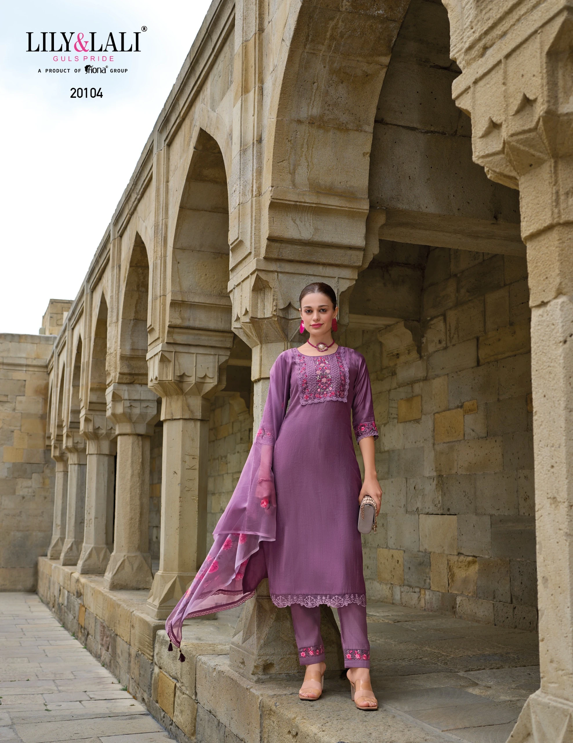 Lily & Lali Malvika 2 Organza Wholesale Fancy Readymade Salwar Suit Catalog — Wholesale Readymade Suit, Lily & Lali wholesale from Surat - Gallery Image 4
